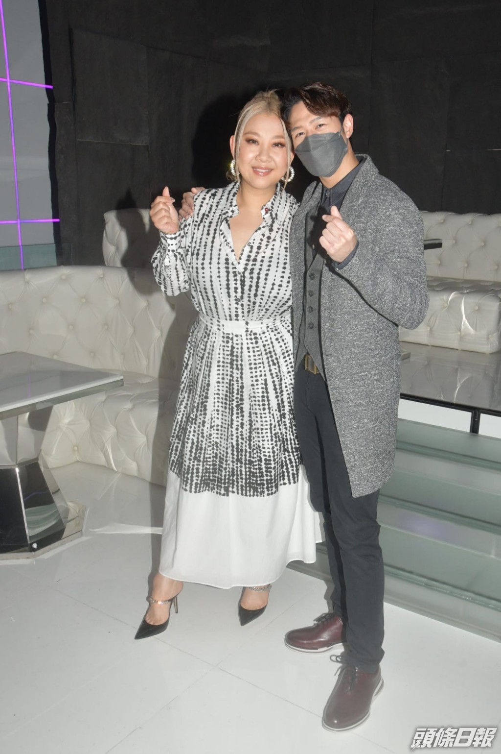 馮允謙亦到場為欣宜打氣。